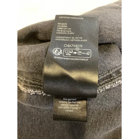 Free People x We The Free Women's Small Black High Roller Denim Jumpsuit K32-22 - Picture 9 of 9